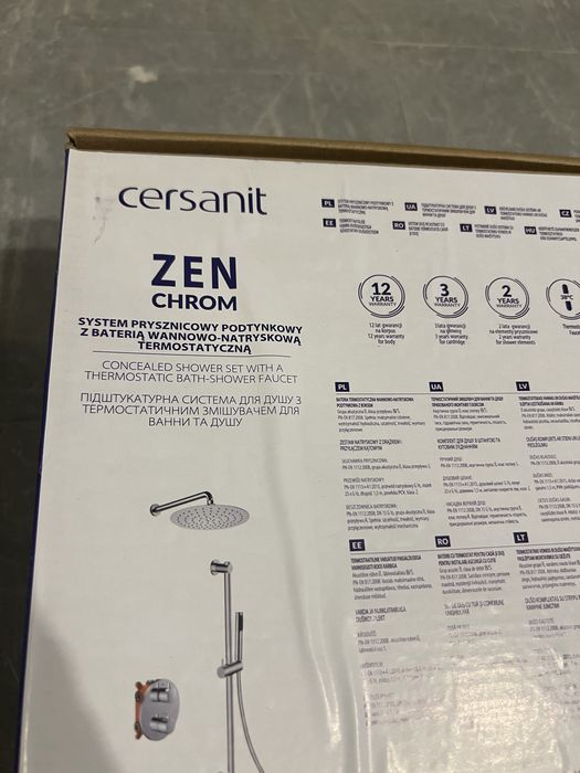Cersanit - nowy zestaw podrynkowy prysznic chrom