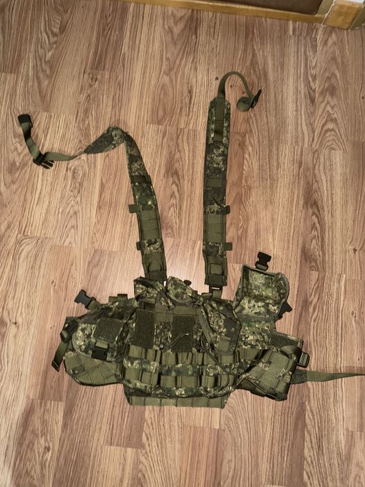 Chest Rig Airsoft Pencott
