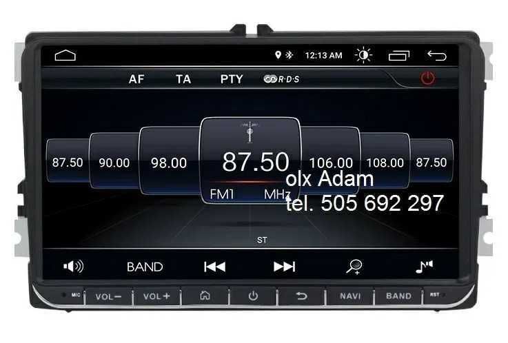 NAWIGACJA 2DIN Radio VW Android 13 Passat GOLF Tiguan Touran T5 T6 RNS