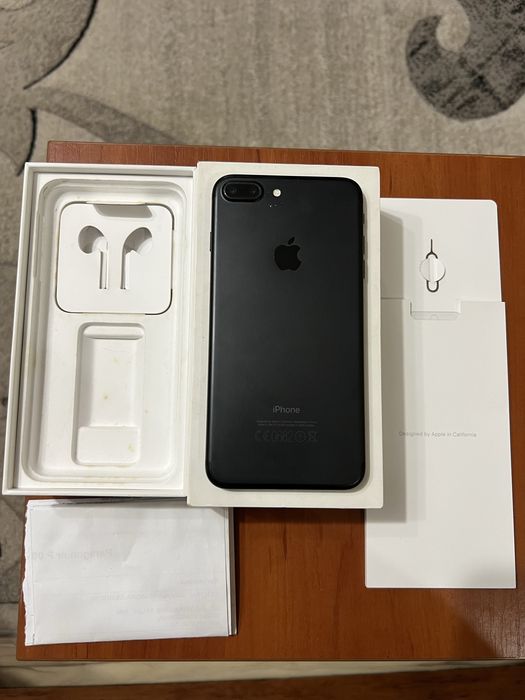 Iphone 7 plus black 128 gb Neverlock