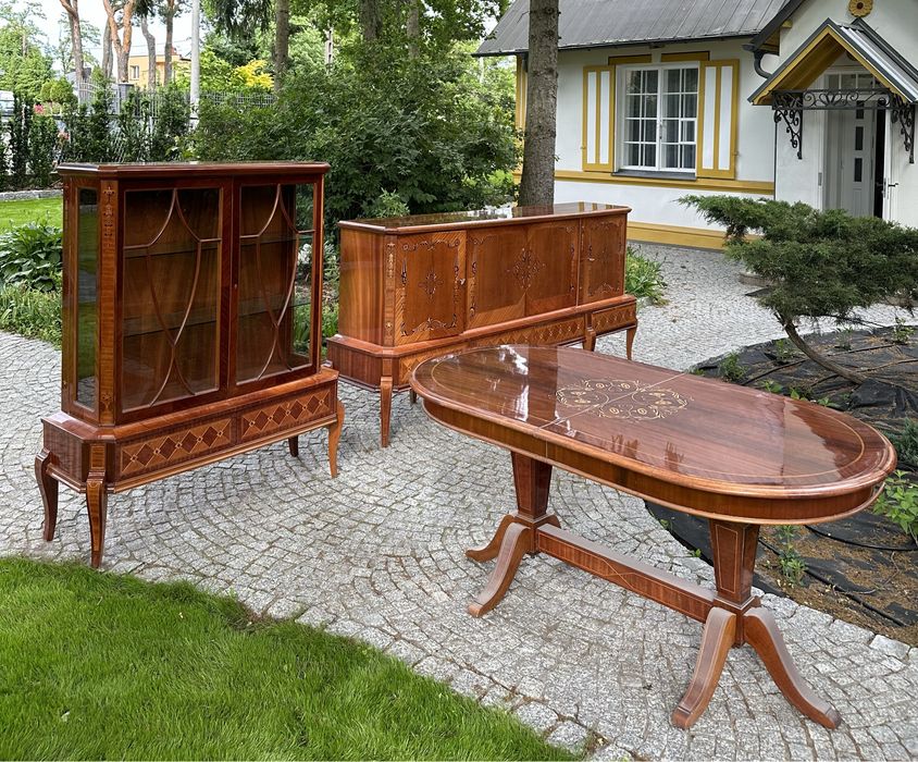 Meble intarsjowane w stylu Thomasa Sheratona