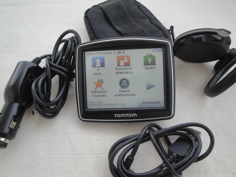 GPS TomTom One Europa + Marrocos IQ Routes Edition - Mapa/Radares 2025