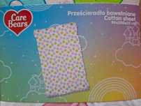 Prześcieradło bawełna CARE BEARS 90x200 nowe