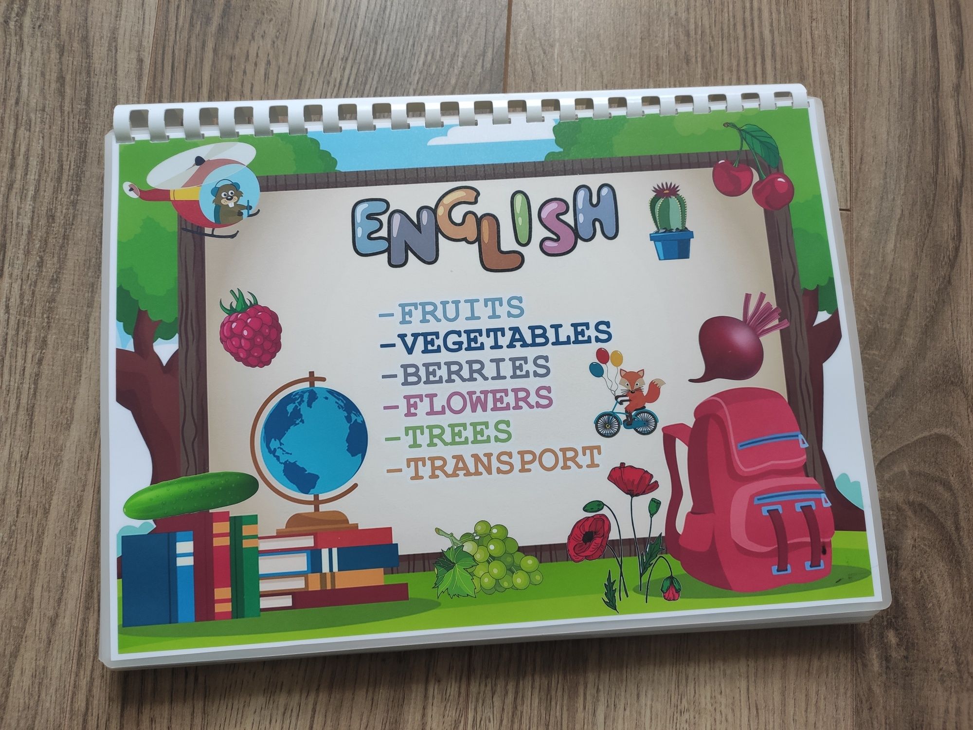 Англійські книги на липучках для діток  англійська для дітей