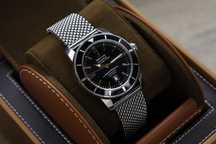 Zegarek Breitling Superocean 46 full set czarny automatyczny