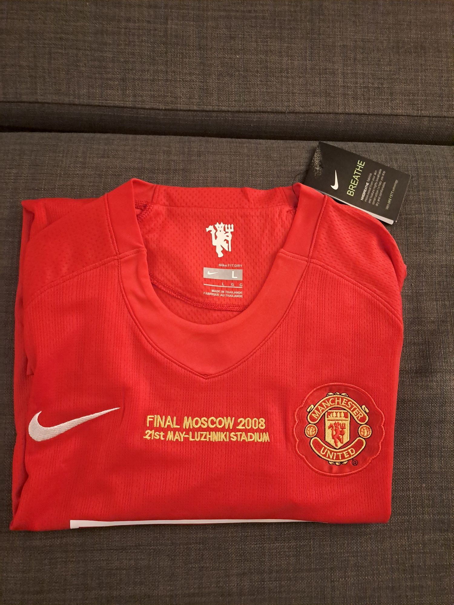 Camisola retro Manchester United 2007-08 Champions L