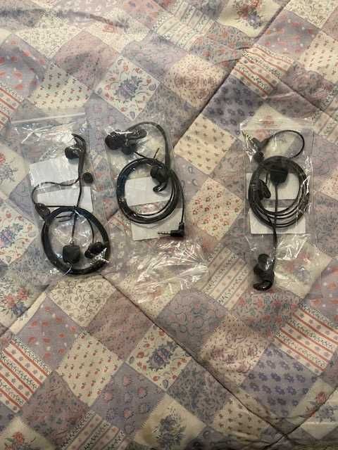 Auriculares novos para SCA