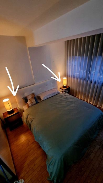 Mesas de Cabeceiras + Abajour (compradas no El Corte Ingles)