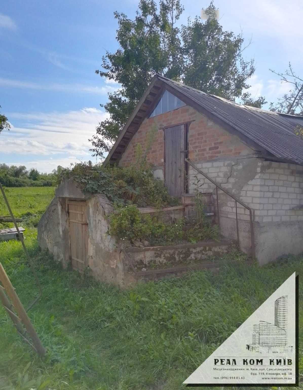 Велика територія з будинком, с. Івниця! 35 км до міста Житомир