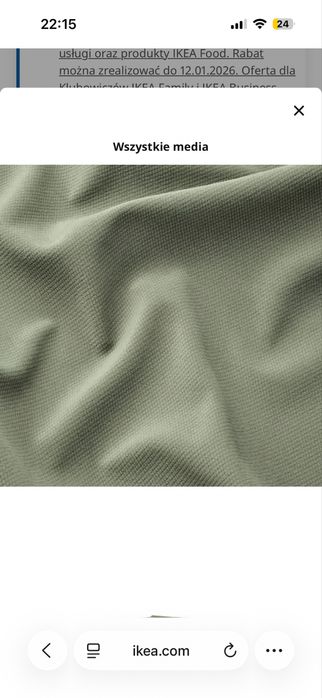 Pokrowiec Ektorp jasnozielony