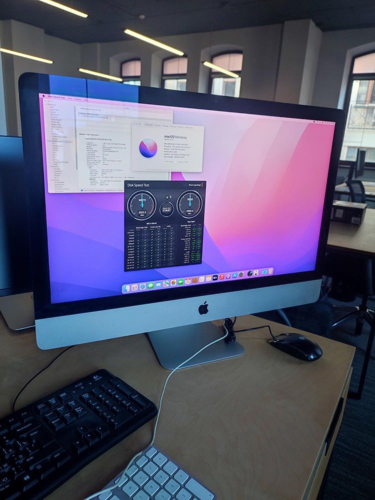 Imac 2015 27, i7 4 Ghz, 1TB NVME + 3TB HDD, 32 RAM, Radeon R9 4GB
