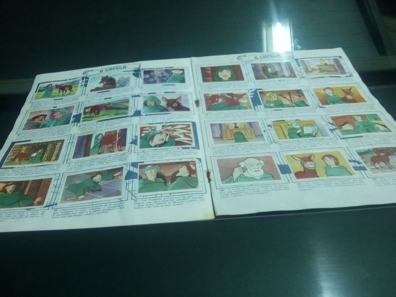 Coleção com 258 cromos