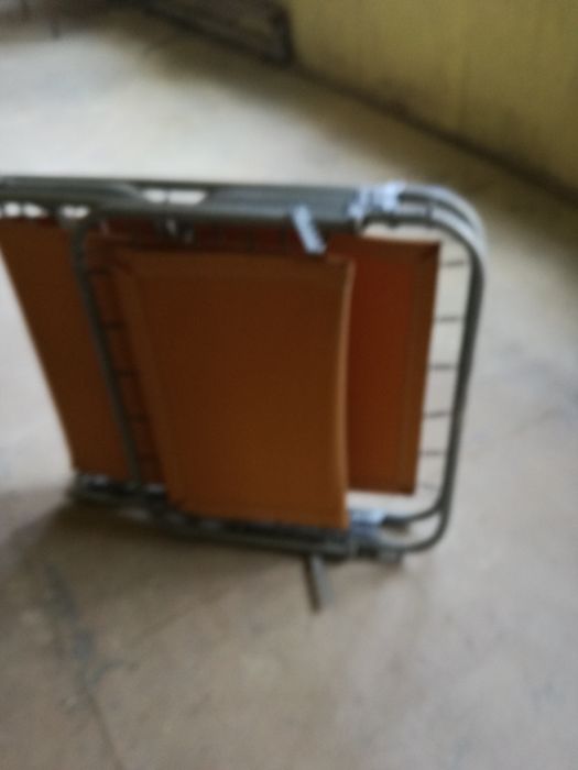 Leżak ogrodowy aluminiowy