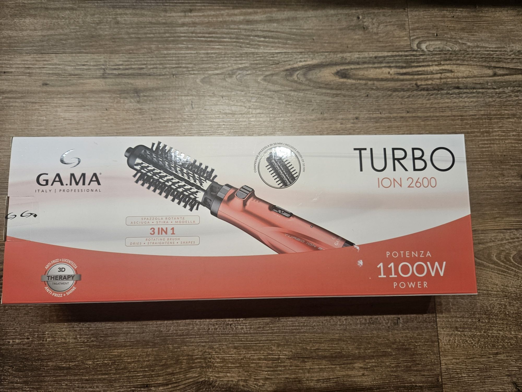 Ga.ma Lokówko-suszarka TURBO ION 2600 ROTATING nowa