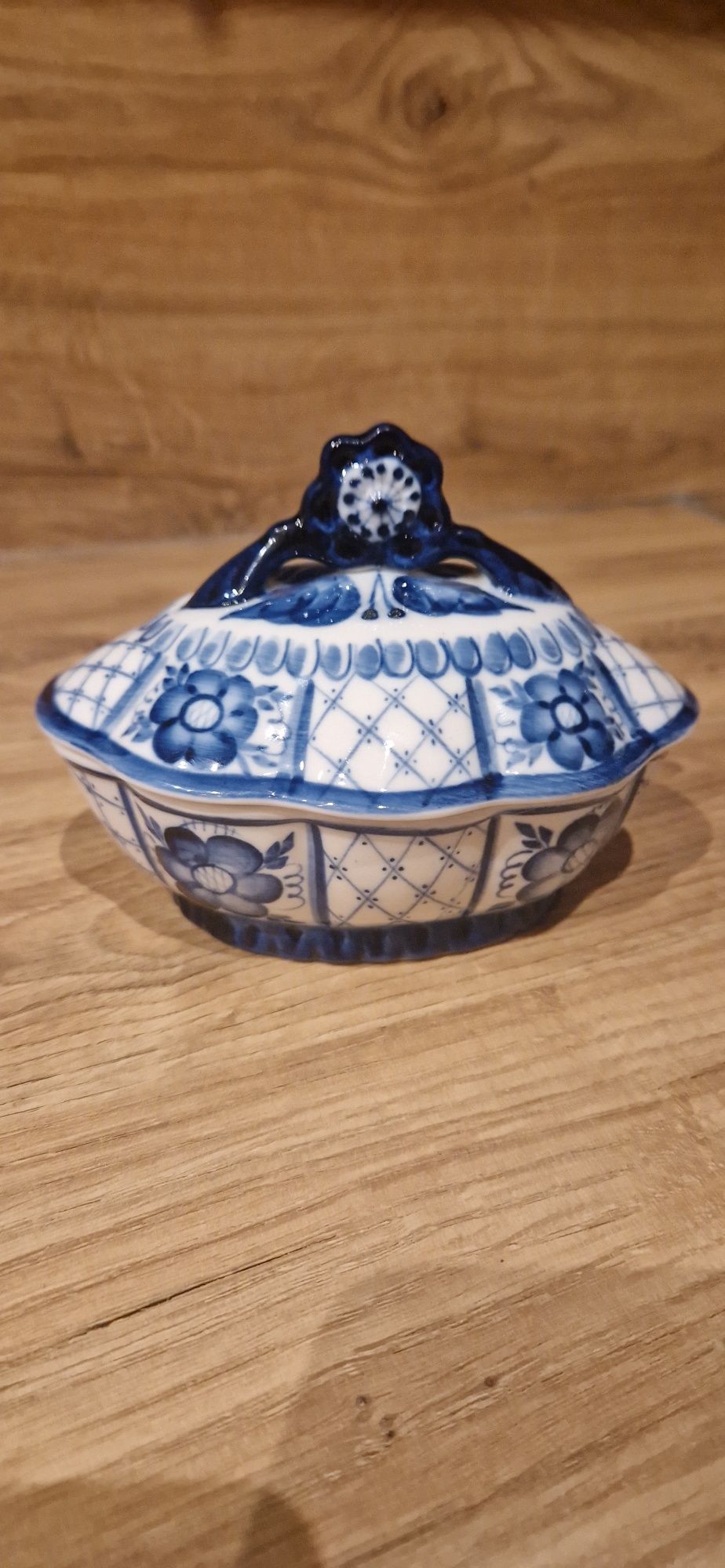 Vintage Porcela Rosyjska Gzhel