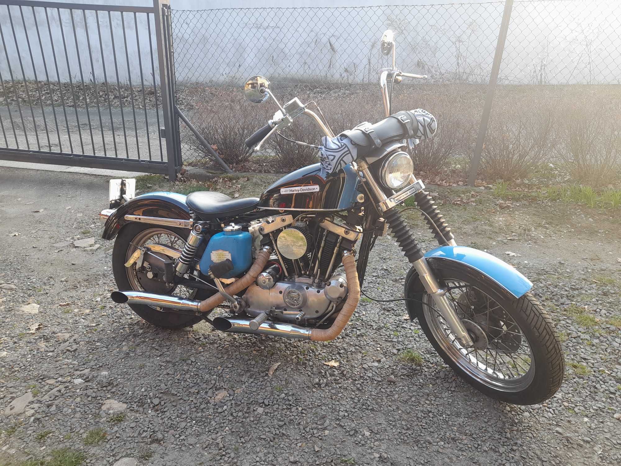 Harley Davidson Ironhead 1000 XLCH 1974 kopniak