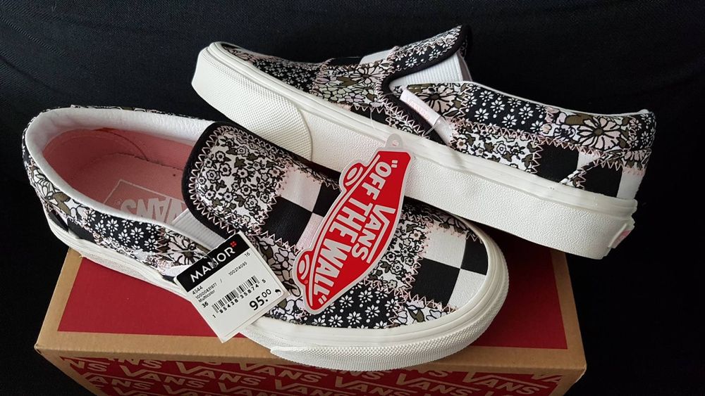 Слипоны фирмы Vans 36р,стелька 23см,оригинал.