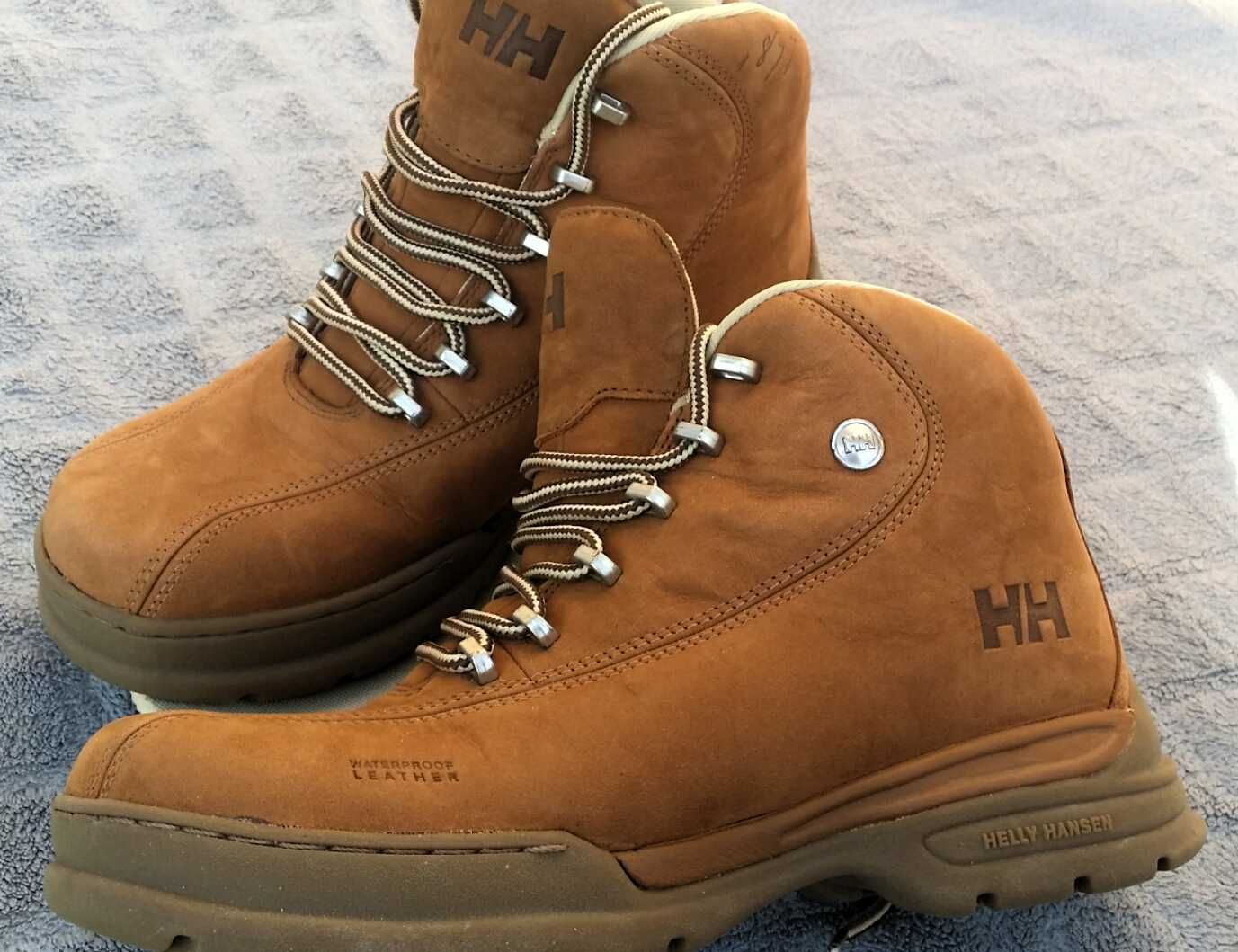 Helly Hansen, Nowe buty trekingowe jak Ecco, Geox. Brązowe rozm 38,5