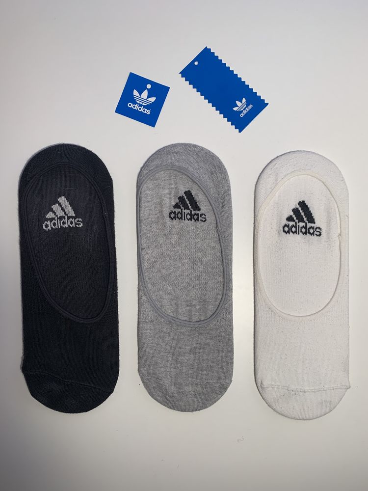 Zestaw skarpetek Adidas Performance - białe, czarne, szare skarpety