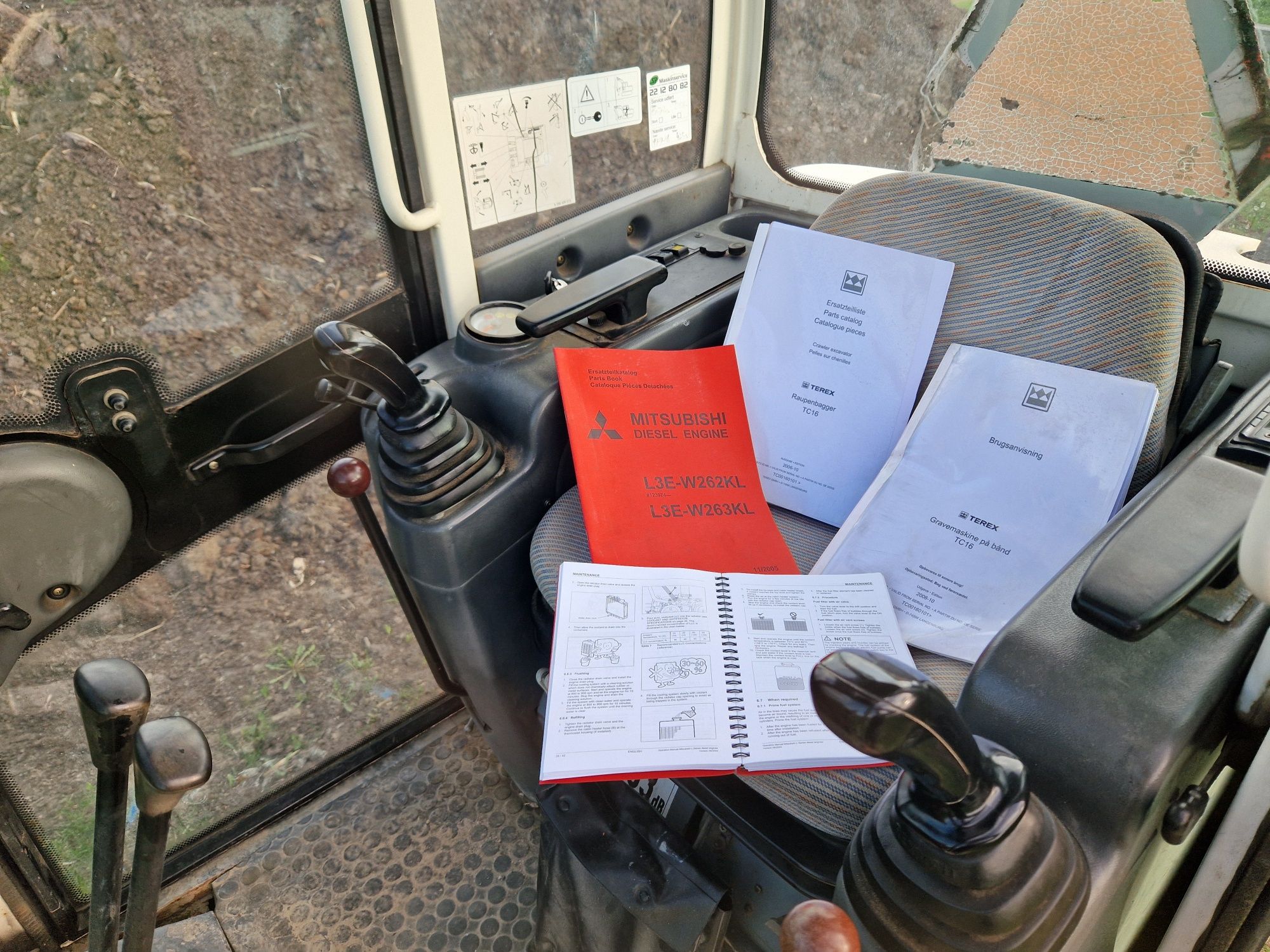 Minikoparka Kubota Terex TC 16 2007r