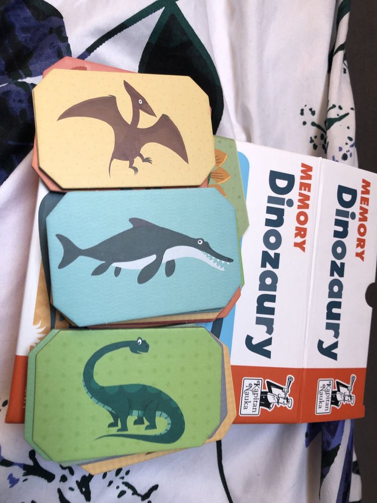 Memory dinozaury kapitan nauka nowe