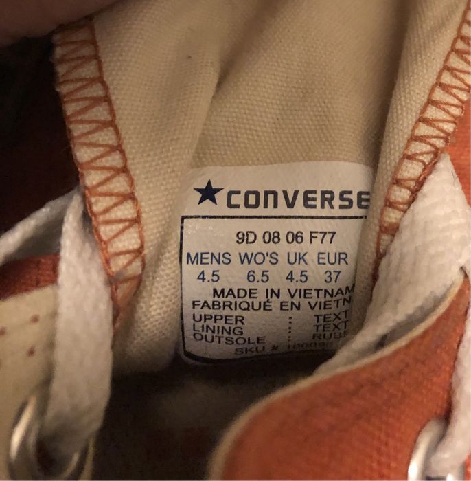 Sapatilhas All Star cor-de-laranja Originais