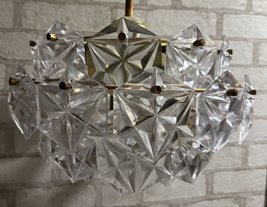 Підвісний світильник люстра хрусталь старовинна