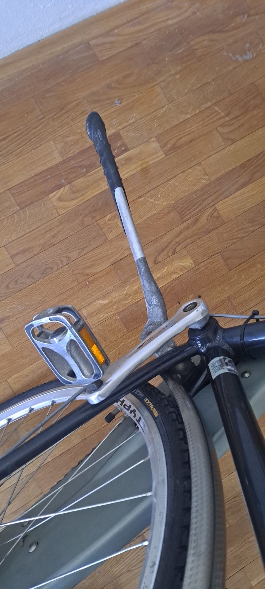 Niezniszczalny rower miejski Gazelle rozmiar 61 bagażnik prądnica