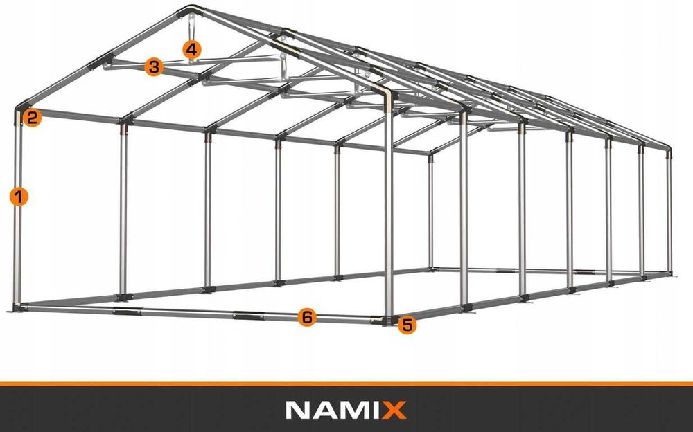 *** PROMOCJA *** Namiot ROYAL 6x12m hala magazynowy WZMOCNIONY