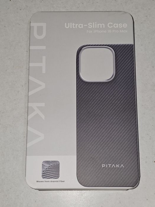 Pitaka Ultra-Slim Case для Apple iPhone 16 Pro Max Black / Grey