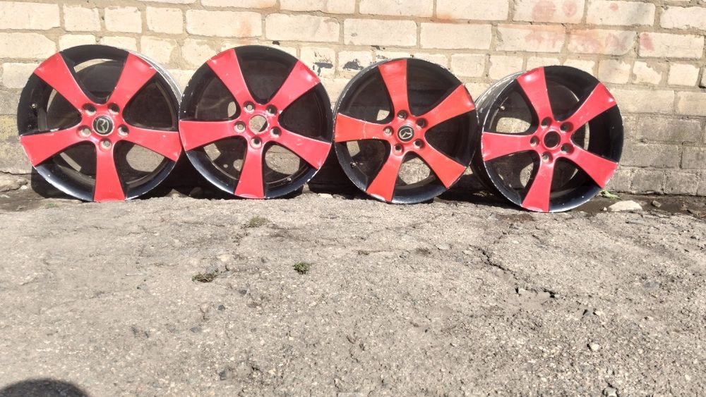 Титановые диски на Мазду  R17