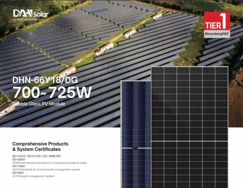 Hit! Panel DAH Solar 710W Bifacial - 399zł z VAT!