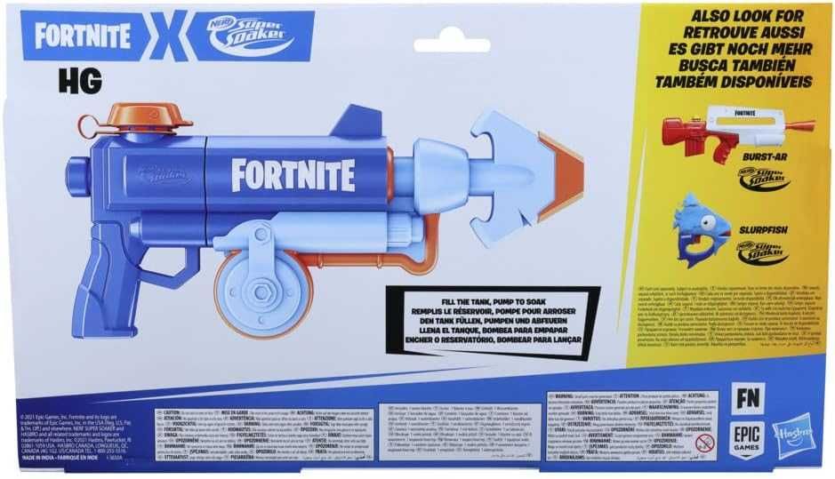 Водний бластер Нерф NERF Super Soaker Fortnite HG F2560