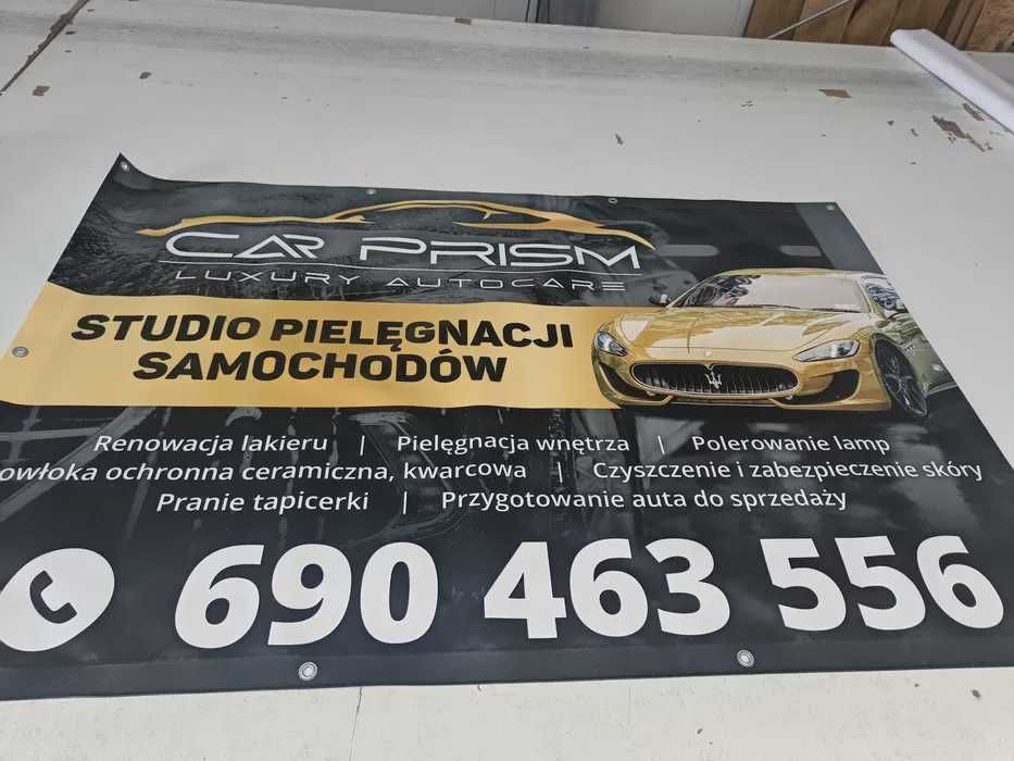 Baner reklamowy druk banery MOCNY żywe kolory Śląskie Małopolskie