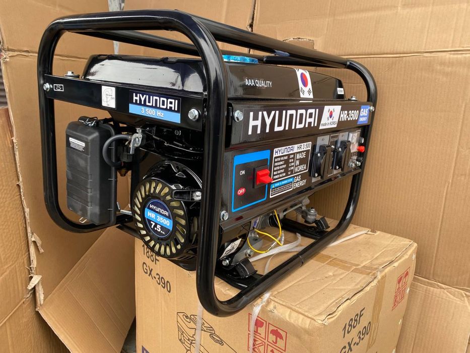 Генератор HYUNDAI 3.5 кВт JN медь, Корея бесплатная доставка