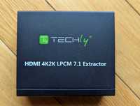 Extractor HDMI audio 7.1 TECHLY HDMI-EA74K, stan jak nowy