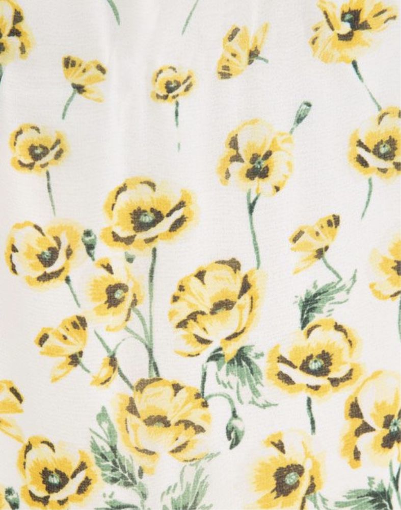 Długa sukienka w kwiaty boho - Zara