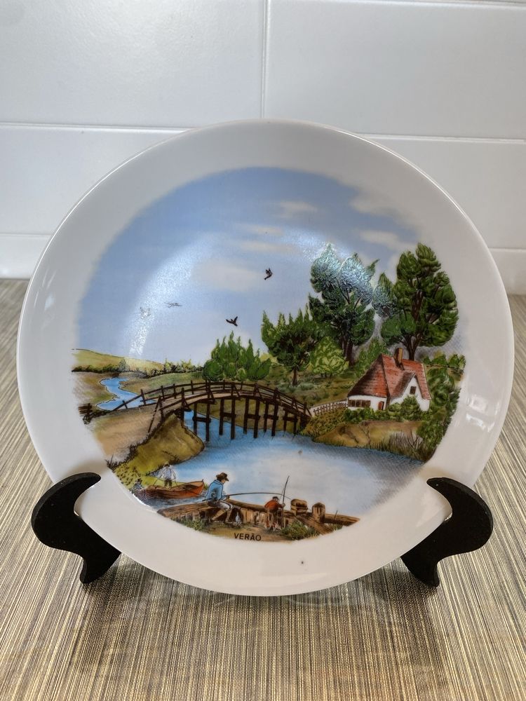 Prato de porcelana