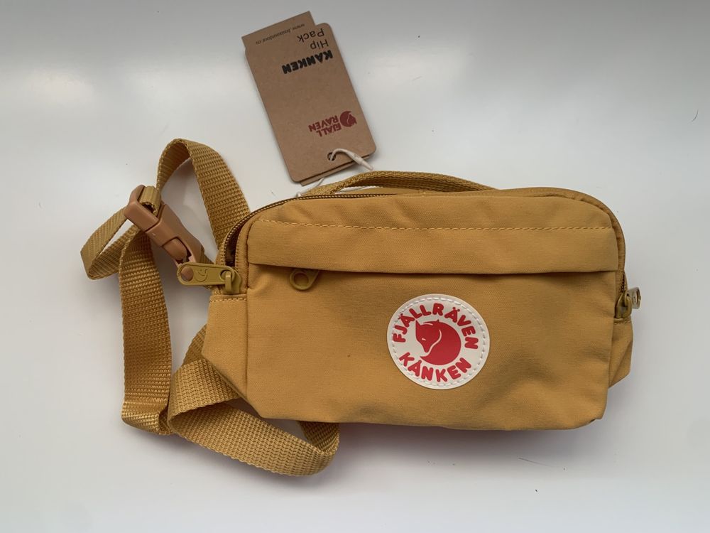 Fjällräven Kånken Hip Pack - Amarela (2L)