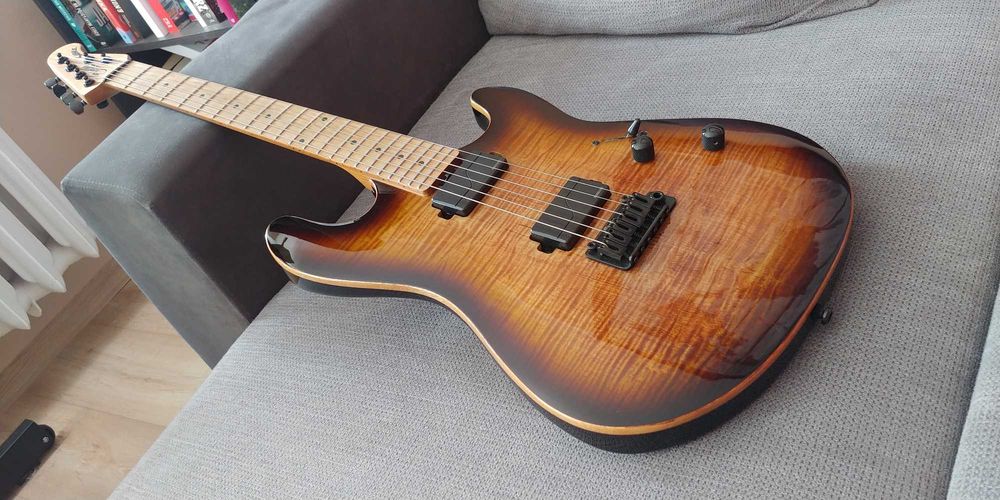 Gitara elektryczna Sterling By Music Man Sabre Cobra Burst