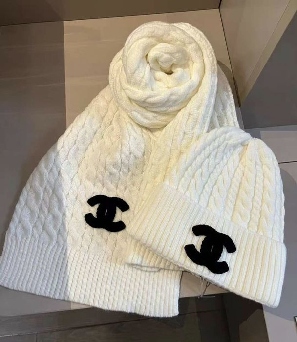 Шапка шарф chanel one size