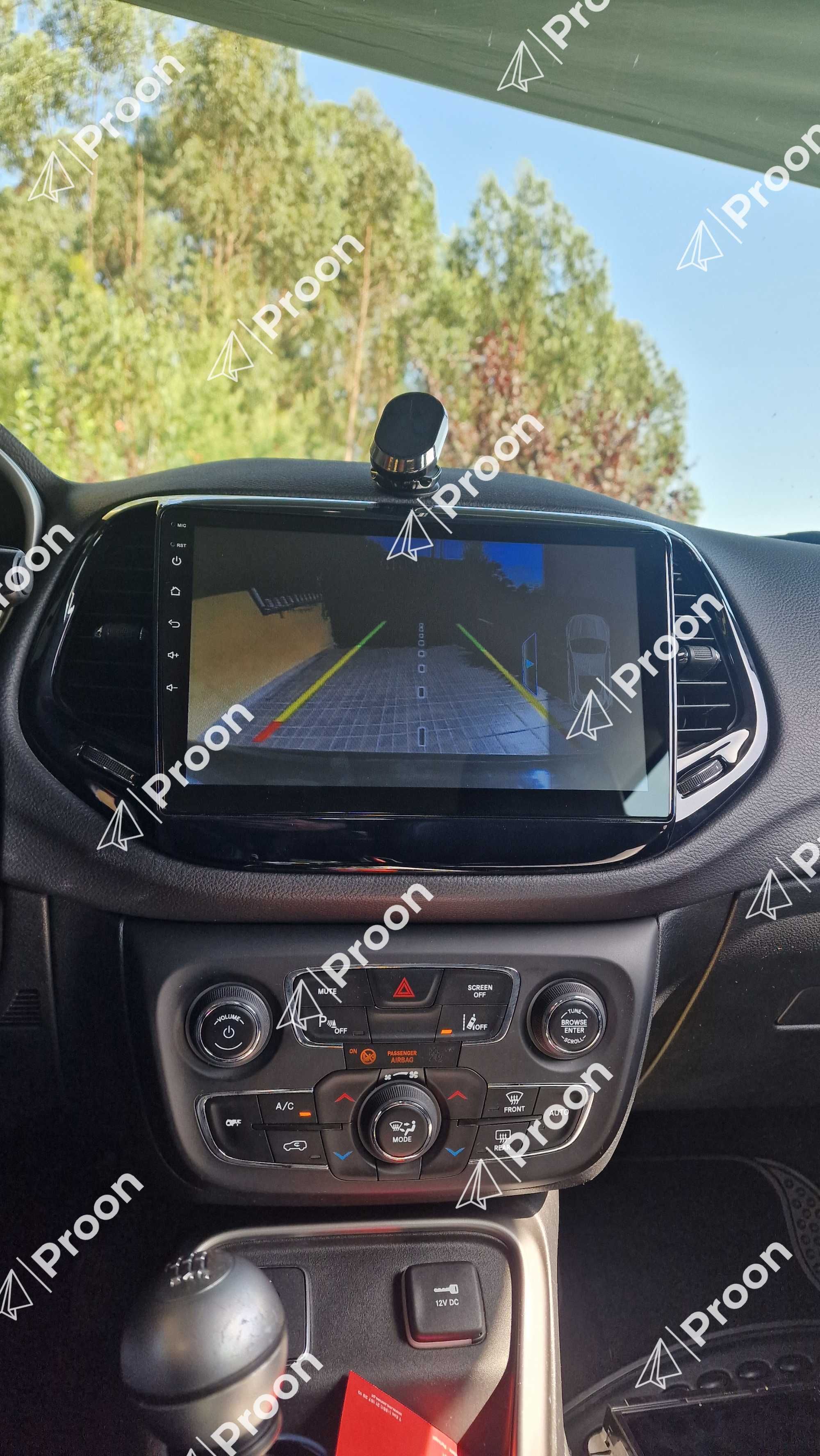 Auto Rádio Jeep Compass , 2 Din, Ano 2017 até 2021