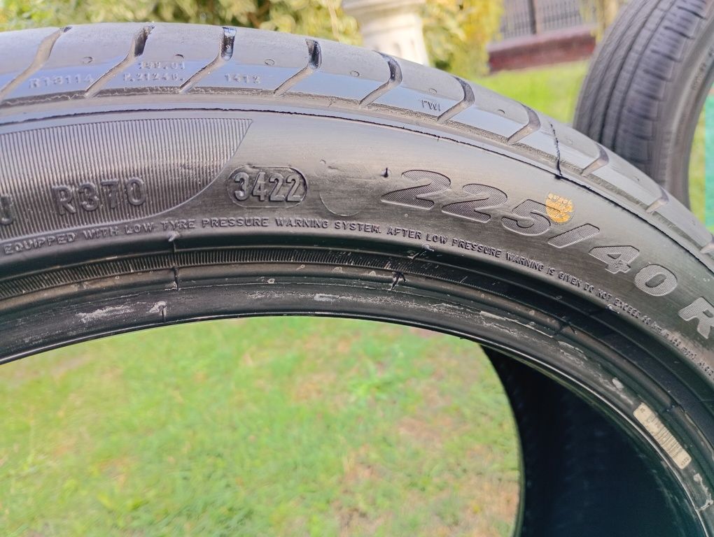 Opona letnia Pirelli P Zero 225 40 R18 Run Flat