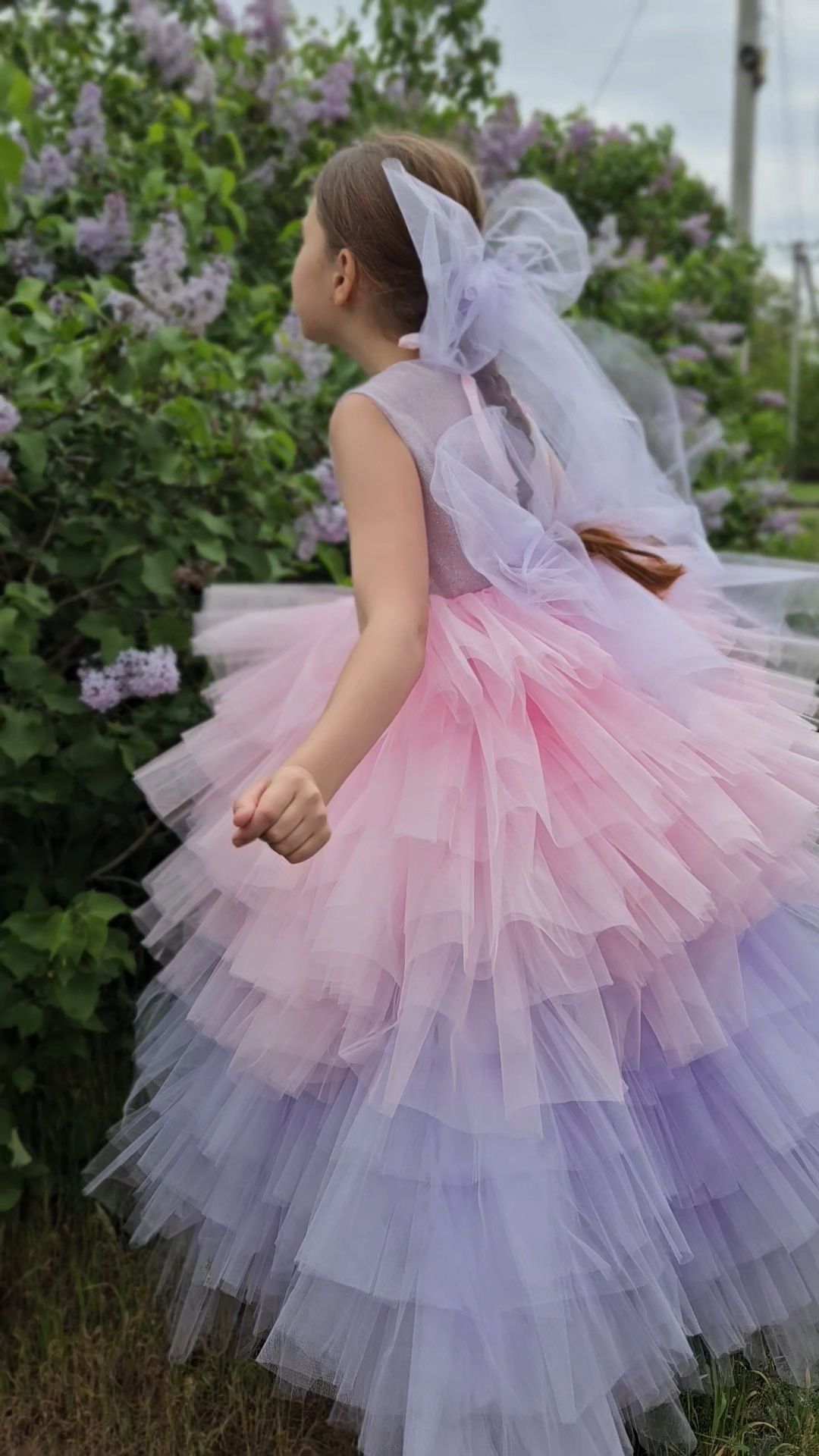Платье на девочку 7 лет пышное нарядное на выпускной