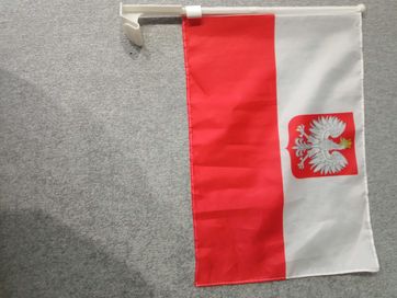 Samochodowa flaga Polski