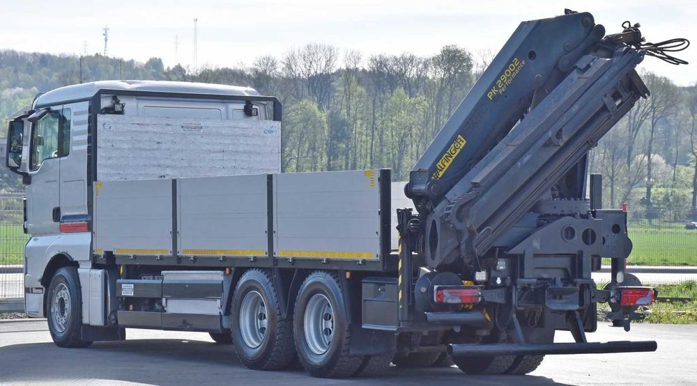 Бортовий MAN TGX 26.440 кузов 6,4м кран маніпулятор Palfinger PK 29002