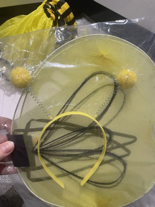 Kostium strój pszczółka sukienka 3 el 100-110