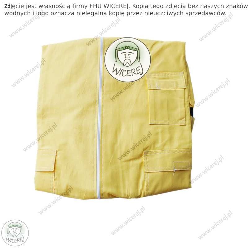 Bluza Pszczelarska z zamkiem z kapeluszem Bawełna Rozmiar L rozpinana