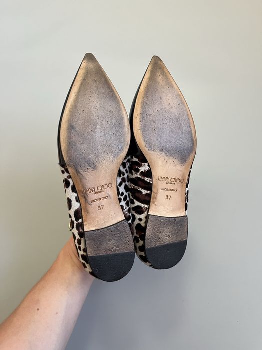 Балетки Jimmy Choo pony style leopard 37(23.5cm)