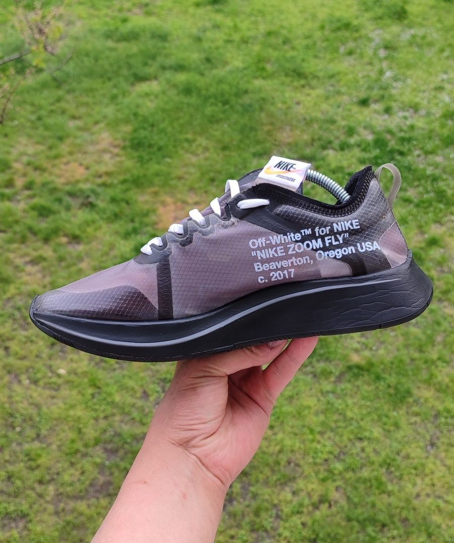 Кроссовки Off-White x Nike Zoom Fly SP Black